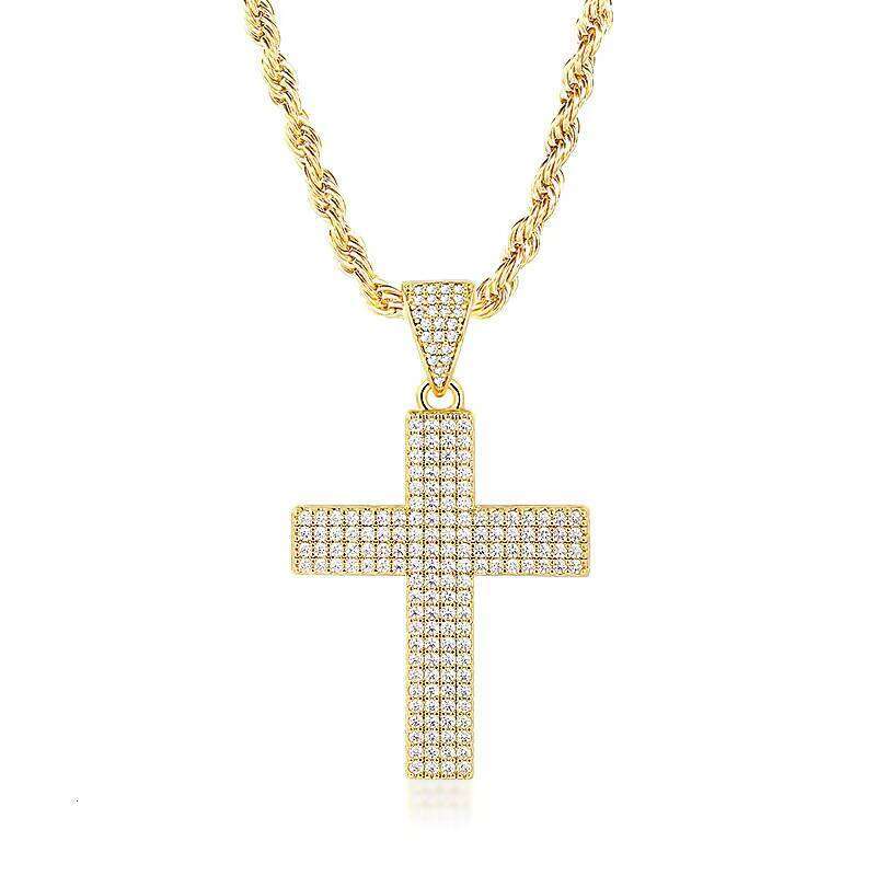 LinYin Fashion Hot Selling Sterling Sier Moissanite Pendant Necklace Hiphop