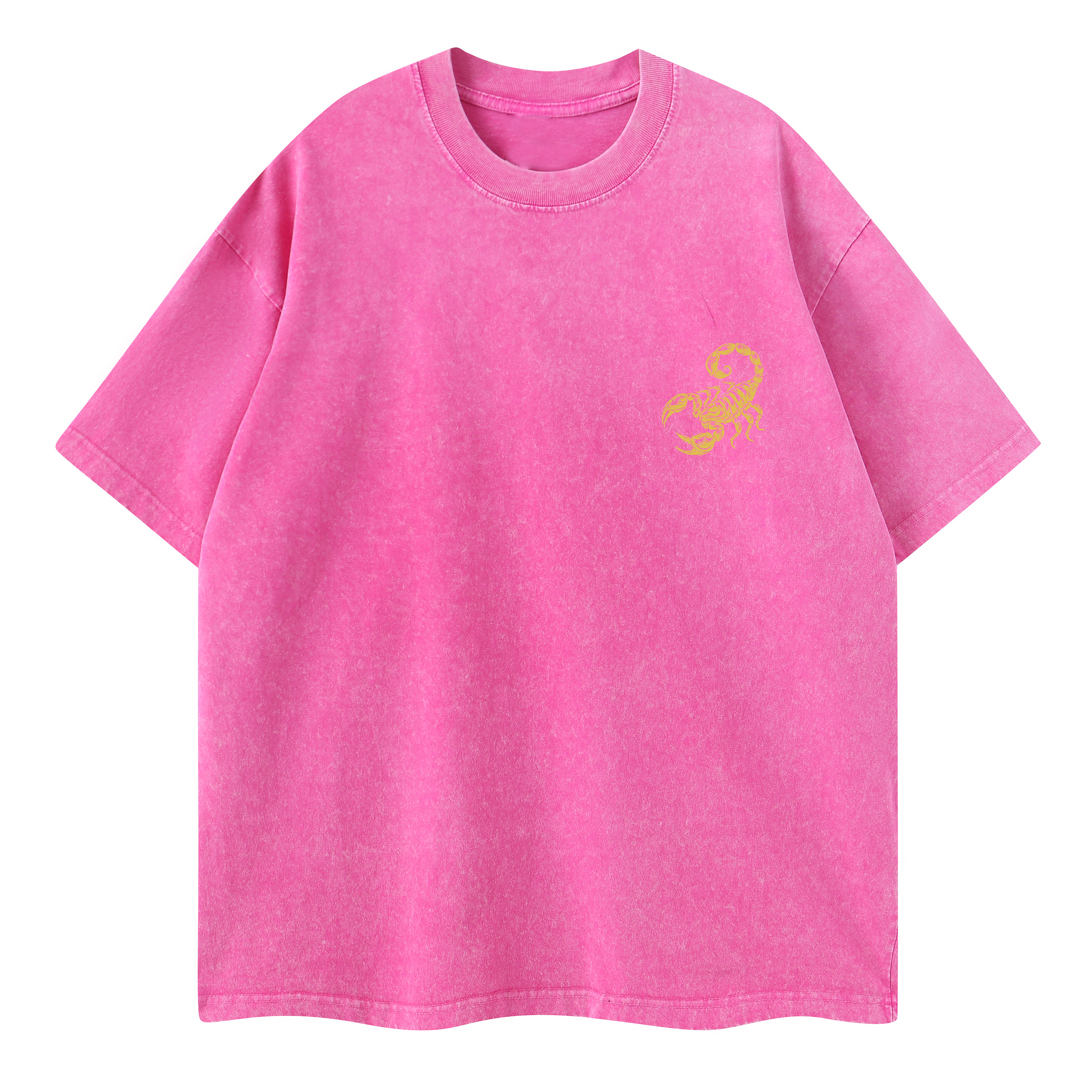 T-shirt men's top designer cotton T-shirt Golden Scorpion short sleeved clothing high-quality fashionable T-shirt