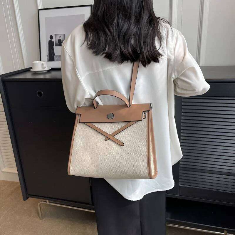 Advanced Sense 2025 Summer New Fashion Casual Dia Shoulder Commuter Internet Celebrity Chain Cross-Body Bag