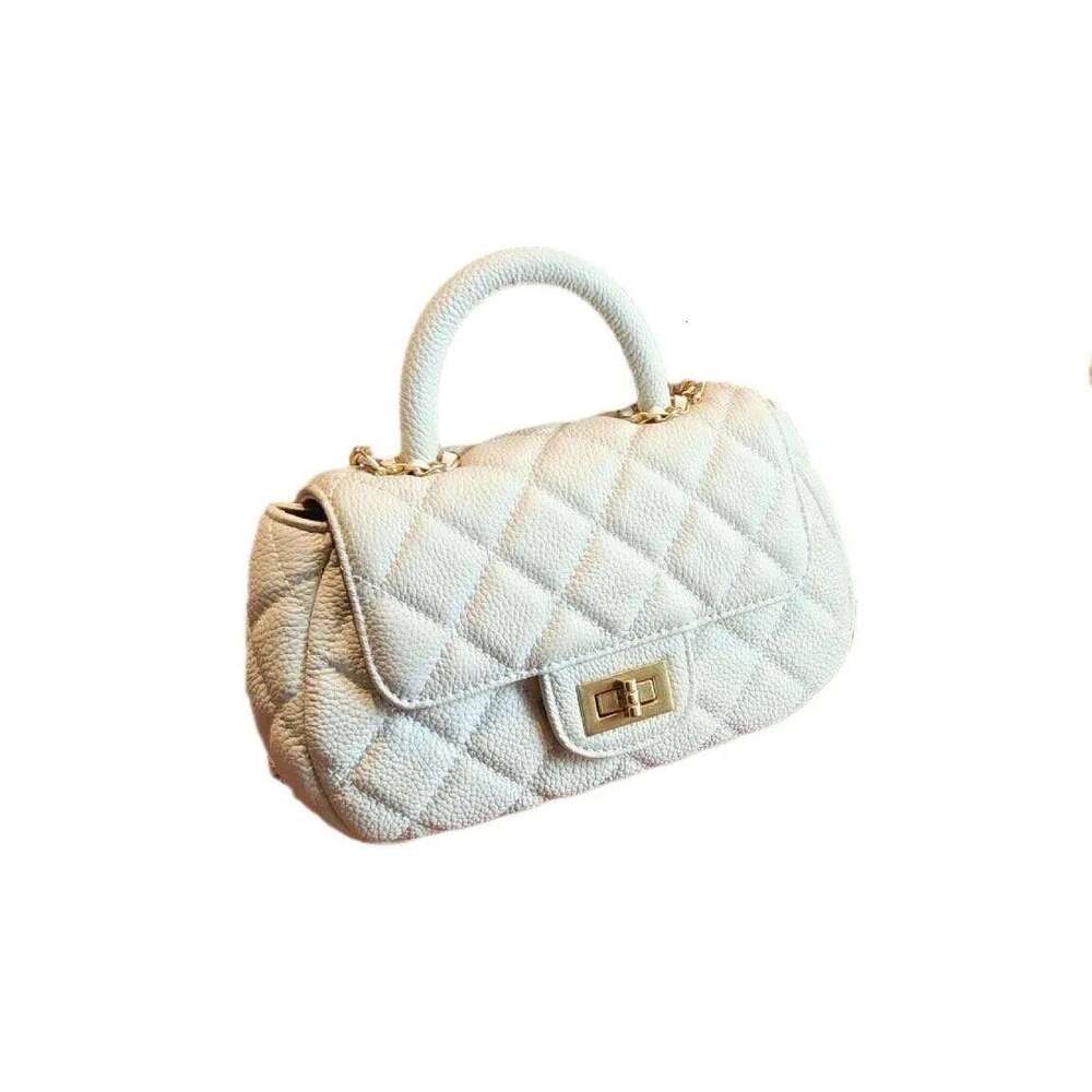 Genuine Leather Women Chain Female Handbag Designer Cowhide Small Square Shoulder Crossbody Bag 2025 New