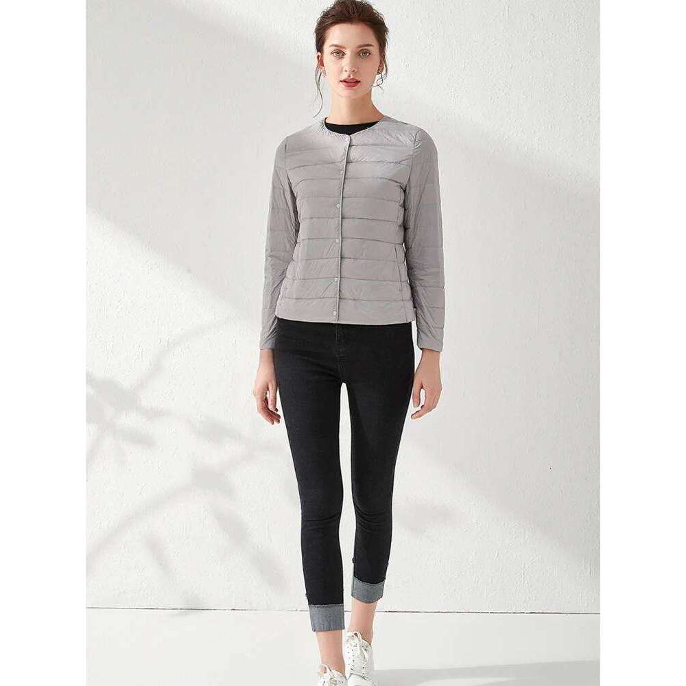 Woman Ultra Light Jacket Portable Parka Matte Fabric Casual Duck Down Coat Warm Liner Lightweight Outwear Good Quality