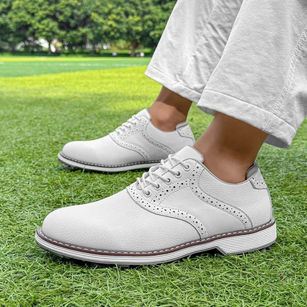 New Spikes Golf Shoes Men Professional Golf Sneakers Outdoor Walking Footwears for Golfers M250527