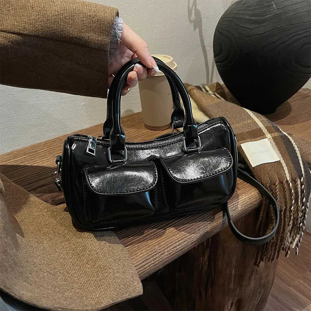 Shoulder Bag for Women Adjustable Strap Small Top Handle Bag PU Leather with Inner Pocket Clutch Purse for Work Travel Y250528