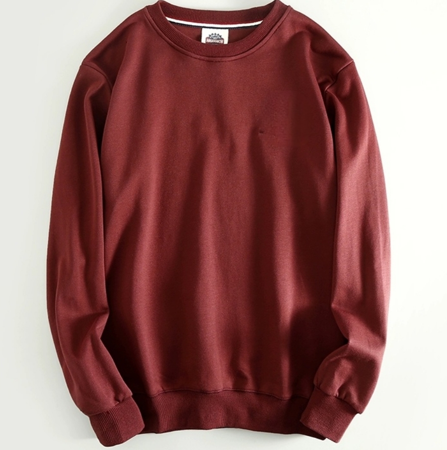 Sleek Mens Plain-Colored Sweater Unisex Design with Multiple Options & Personalized Logos Ideal for Daily Outfits