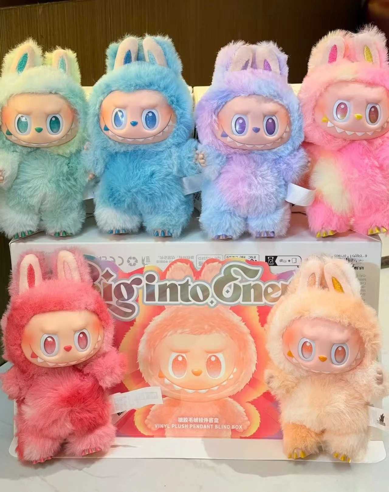New Labubu Blind Box Have A Seat Vinyl Series Pendant Doll Model Toy Kawaii Monster Keychain Toy Decorations Surprise Gift X250528