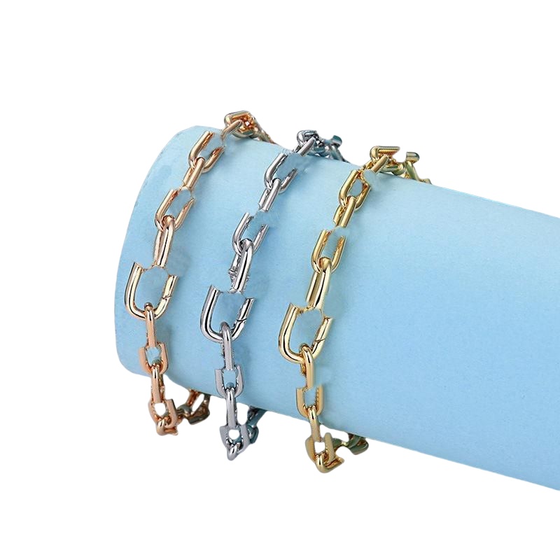 womens jewlery designer bracelet for woman chain bracelets luxury classic bracelet woman jewelry metal chains 20 styles fashion bracelets with box