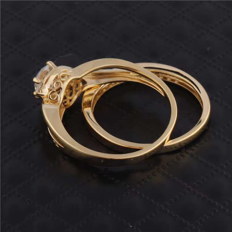 New Arriving 14k Solid Gold Moissanite Engagement Ring