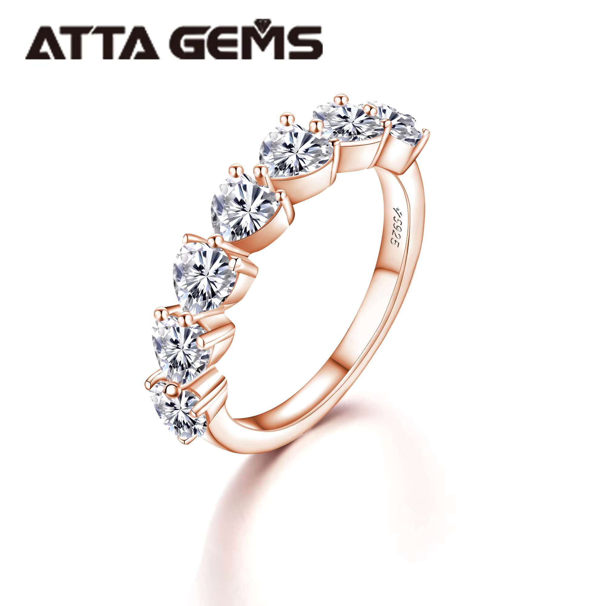 Fine Jewelry D Color VVS Heart Cut Moissanite 925 Sterling Silver Wedding Engagement Ring for Women With Gra Certificate