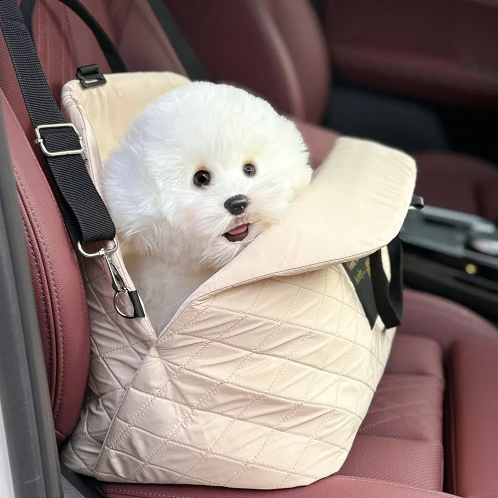 Cat and dog bagCar pet bagSmall dog bagNylon waterproof portable pet bedCrossbody bag