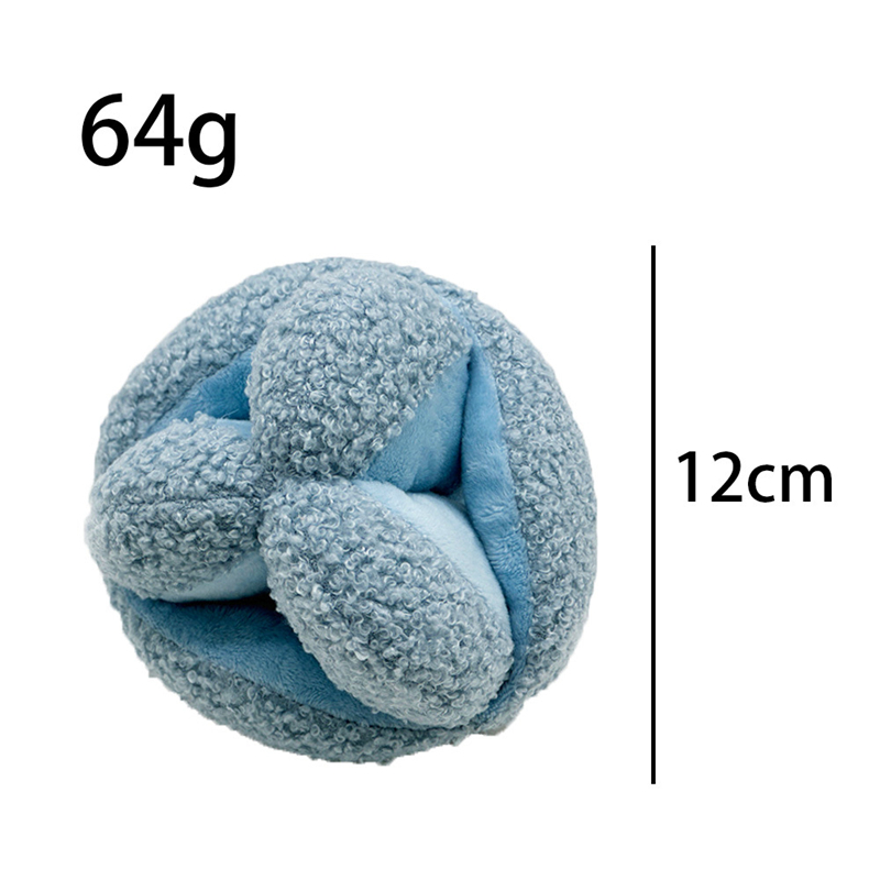 Interactive Dog Snuffle Ball, Plush Squeaky Dog Toys Balls for Dogs, Interesting Dog Chews Ball Indoor Outdoor Sports Stuffed Puppy Toy for Small Medi