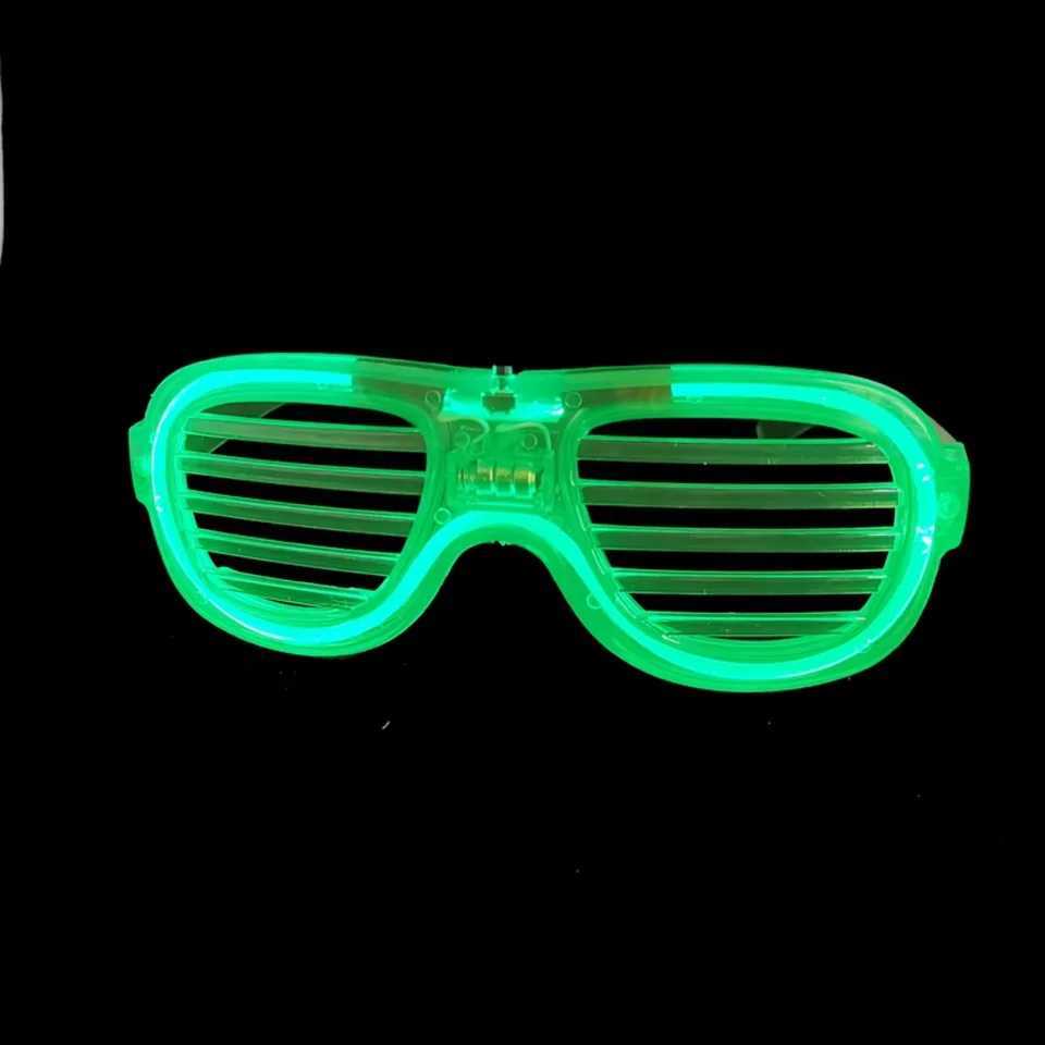 Plastic LED shutter Glasses with 4 Colors for Kids Adults and Teenagers W250528
