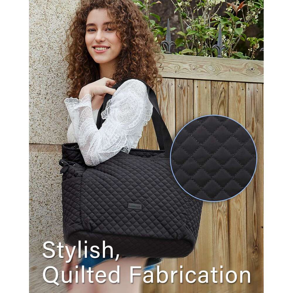 25L Large Women Tote Bags BAGSMART Top Handle Handbags Light Overnight Shoulder Bag For Work School Travel