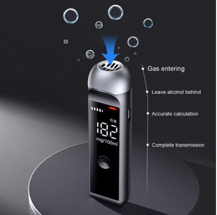 Automatic Alcohol Tester Professional Breath Alcohol Alcohol Rechargeable Tools Tester Breathalyzer Test Z5F7