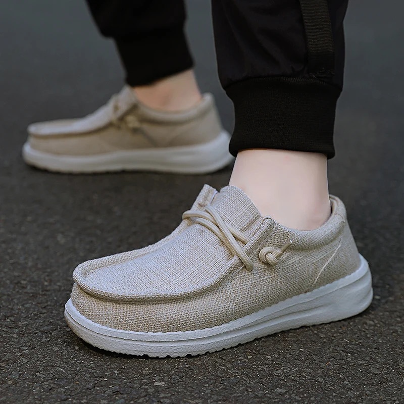 Children Loafers Shoes Boys Flat Sneakers Kids Casual Shoes Toddler Outdoor Lace-up Breathable Shoes Soft Bottom Solid Color 250528