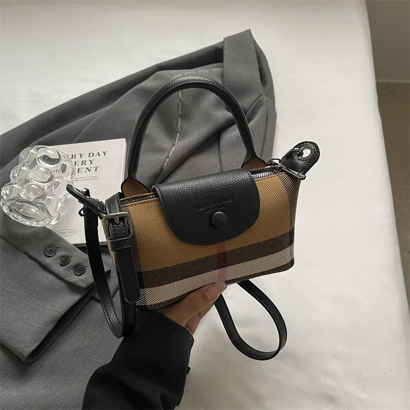 Shoulder Bag Crossbody se Designer 2025 New Summer plaid 3 new hand bill shoulder simple mini crossbody dumpg bag Free shipping
