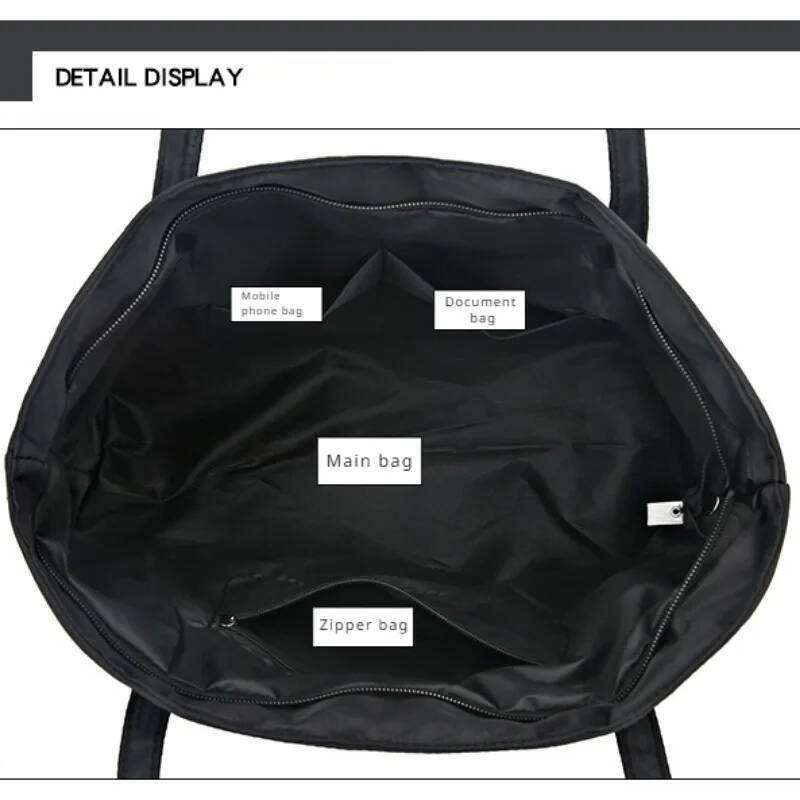 Large Capacity Canvas Tote 2025 Oxford Handbag New Women's Simple Shoulder Designer Bags Fashion Eco Bag