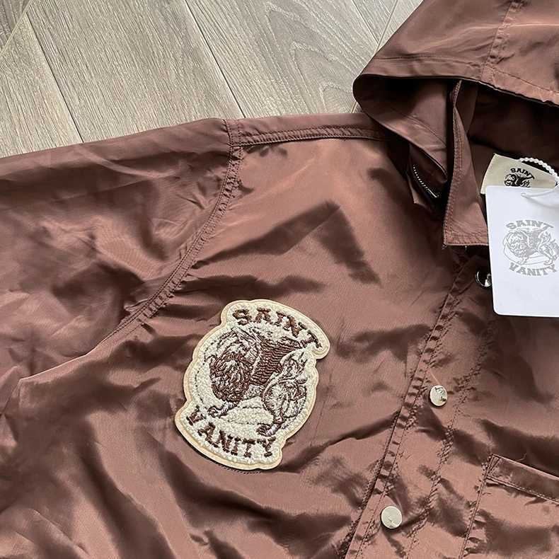 Saint Vanity Embroidered Hooded Windbreaker Set - Short Slve Casual Sporty Track Suit for Men WomenLightweight sportswear X250528