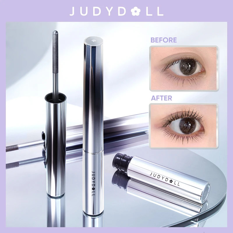 Judydoll Steel Tube Mascara Waterproof Lengthening Curling Volumizing for Long-Lasting Lifted Lashes 250604