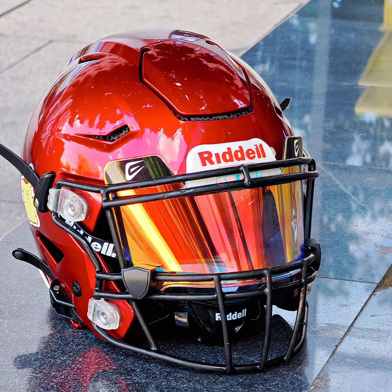 Versatile REVO Football Visor Sports Protection Face Guard Compatible with Multiple Sizes of Footwear Gear