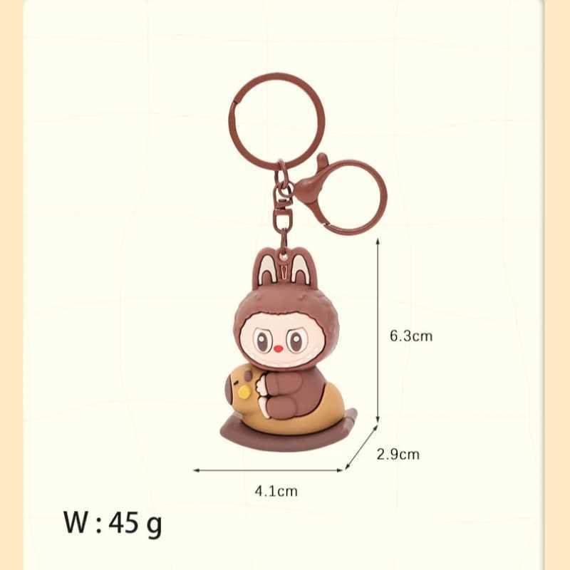 New Creative Cute Naughty Labubu Keychains For Wen Y2k Bag Pendant Couple Car Key Chains Jewelry Gift Decoration Accessories X250528