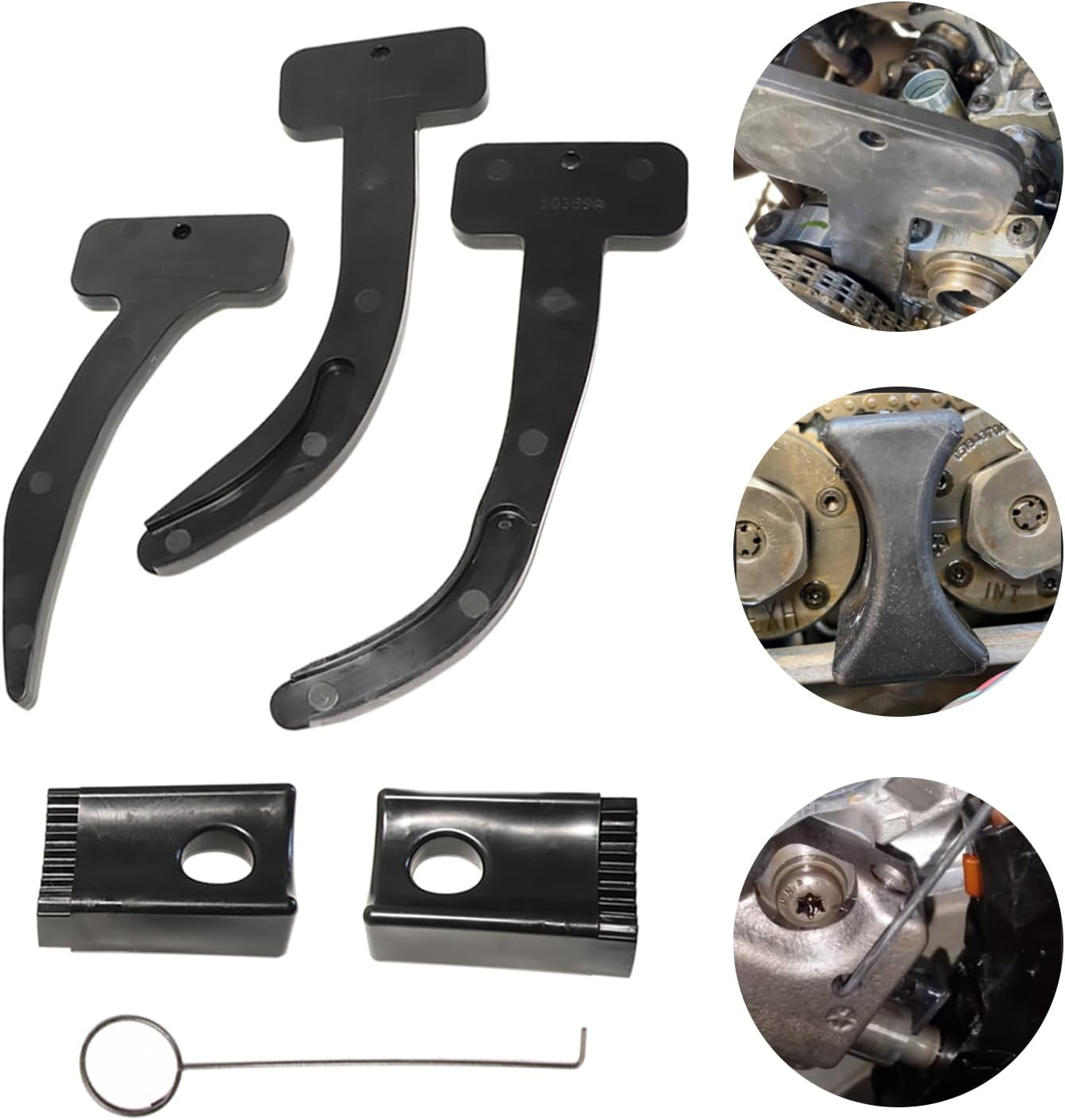 DPTOOL Camshaft Phaser Timing Chain Tool Camshaft Holding Tool Crankshaft Pulley Wrench Compatible with VW Jeep Chrysler Dodge 3.6L Pentastar Engine R
