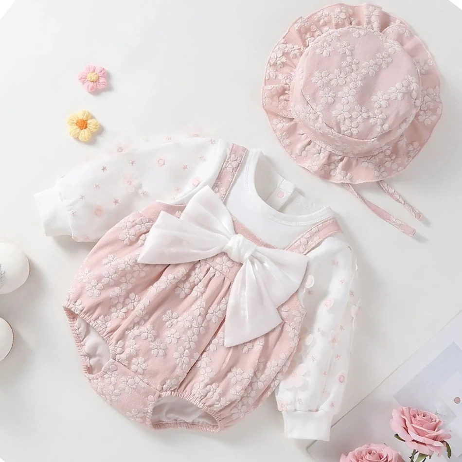 Baby Clothes Romper Butterfly born Long Sleeve Romper Clothing Soft Bag Clothes Female Baby Jumpsuit Crawling Clothes 250528