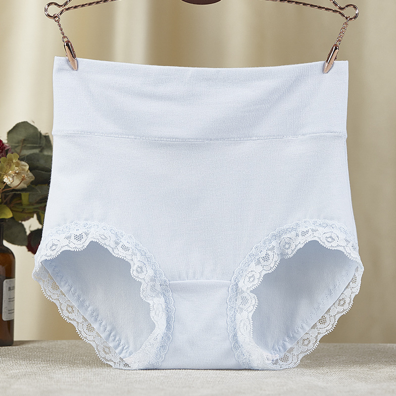 High quality cotton high waist ladies underwear plus size comfortable breathable belly hip