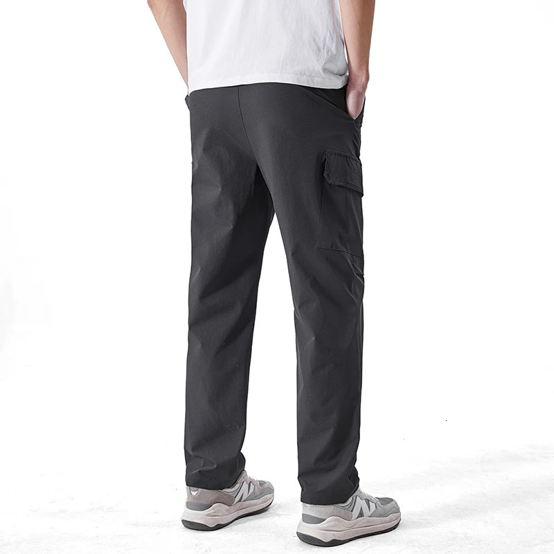 Summer Cargo Pants Casual Trousers Men Wear-resisting Multi-Pockets Quick Dry Outdoor Hiking Work Trousers Men 250526