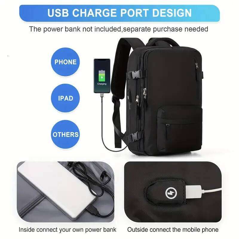 Large Capacity Shoulder Tablet Backpack, Multifunctional Lage Backpack Short Trip Travel Bag