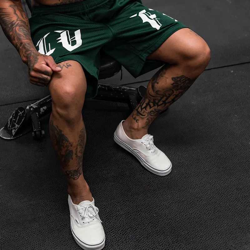 Quick-Dry Fitness Sports Gym Shorts Summer Mesh Breathable Loose Fit Running Training Basketball Pants for Men 2025 New Design X250528