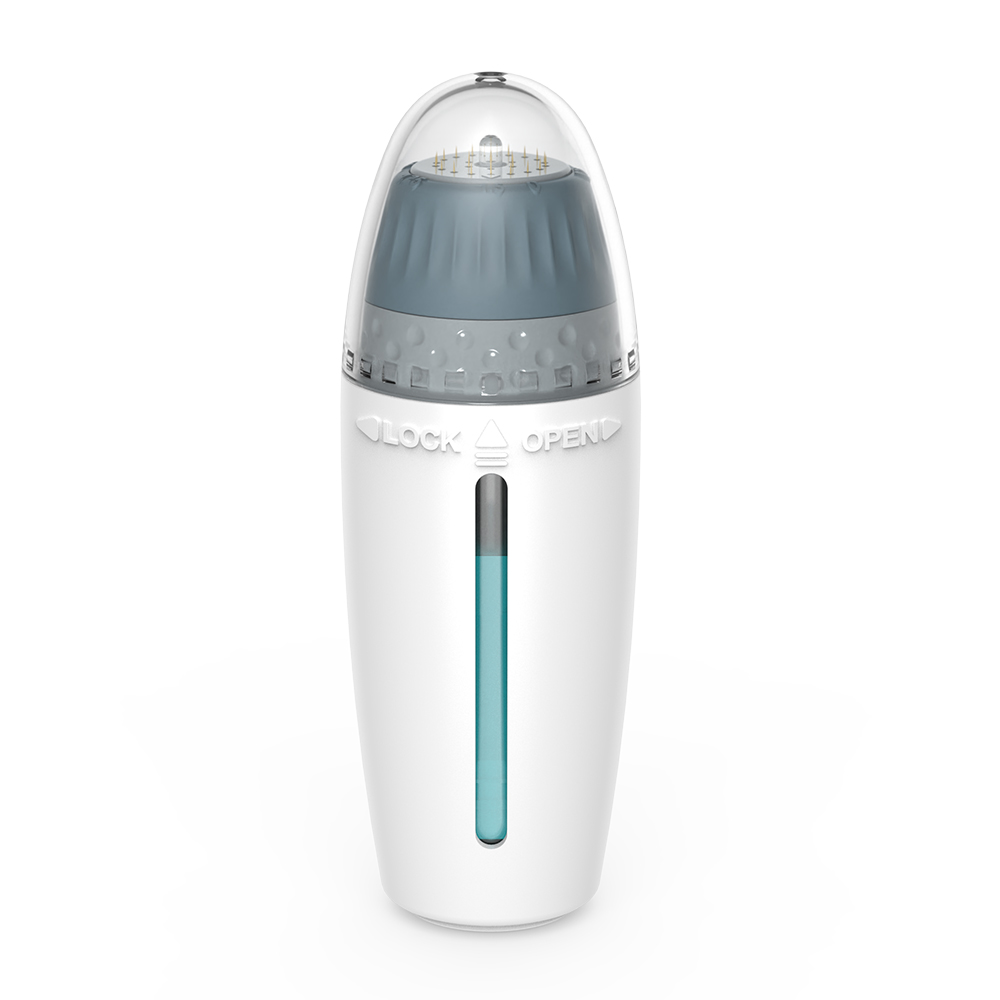 Bio Needle H24 Microneedle Stamp Therapy Adjustable Needle Size 0-1.5mm Skin Care MTS Hair Re-grworth Beard Growth