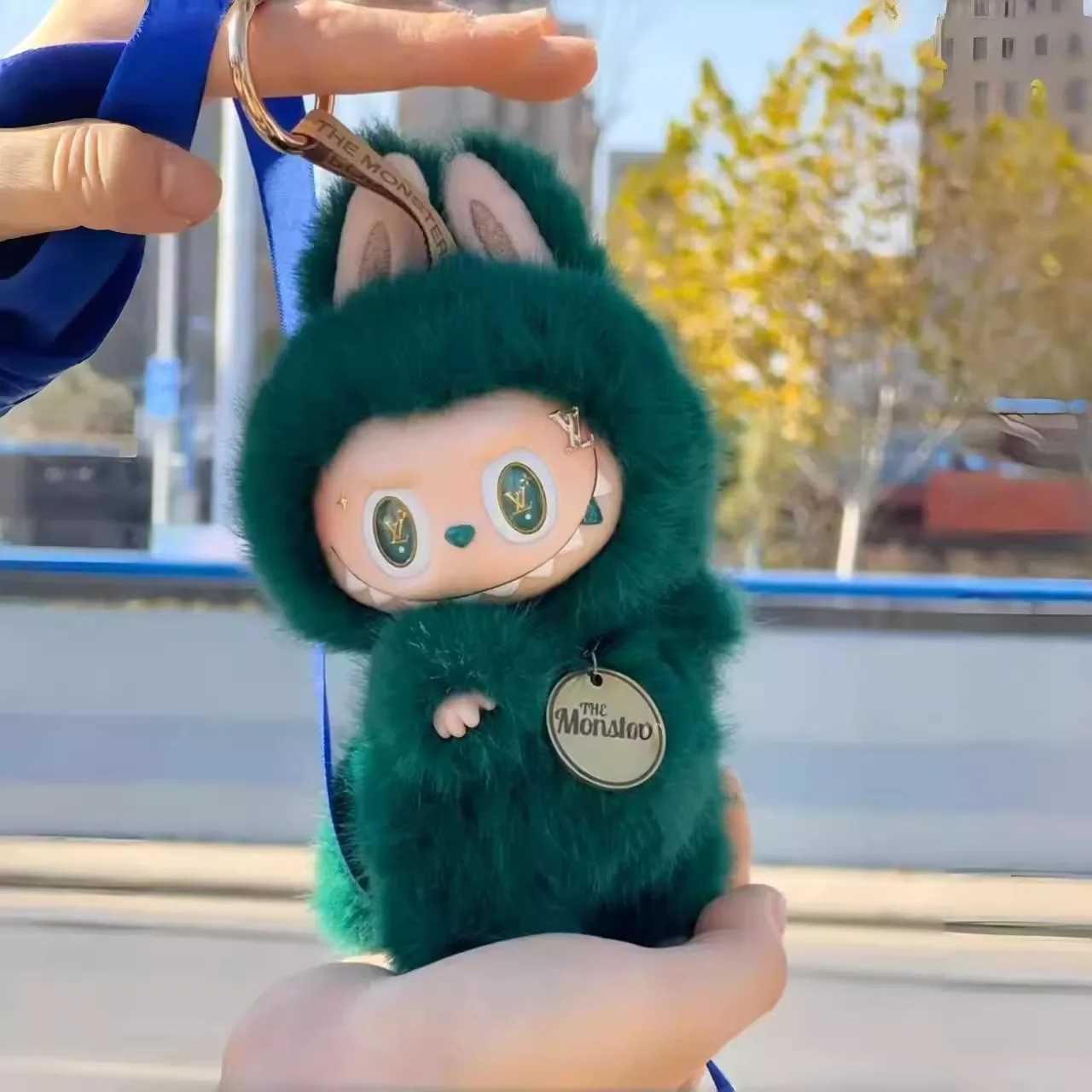 High Quality Zimo Little Leader Labubu Change Baby Green Limited Edition Plush Vinyl Labubu Doll Pendant Gift X250528