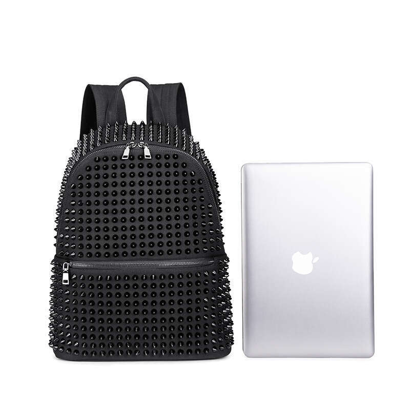 2025 New Rivet Niche High-End Large Capacity Commuter Korean Style Women's Backpack