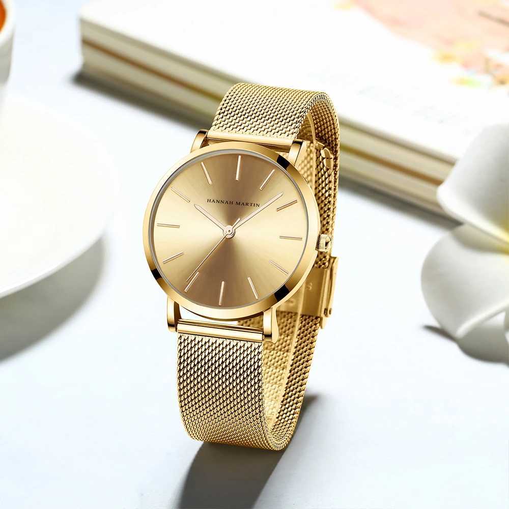 Drop Shipping A++++ Quality Stainless Steel Band Japan Quartz Movement Waterproof Women Full Rose Gold Ladies Luxury Wrist Watch XJ250527
