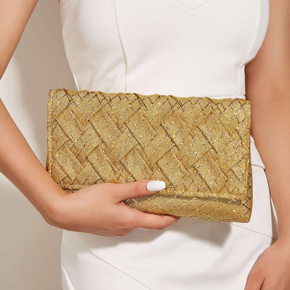 Fashion Woven Evening Niche Gretel Women's High-end Clutch Banquet Bag