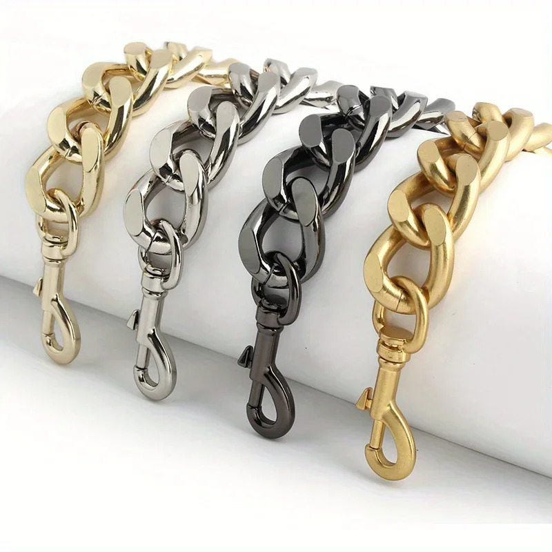 1PC High Quality Crossbody Shoulder Bag Metal Thick Chain Underarm Bag Shoulder Strap Decoration Extended Aluminum Chain 250528