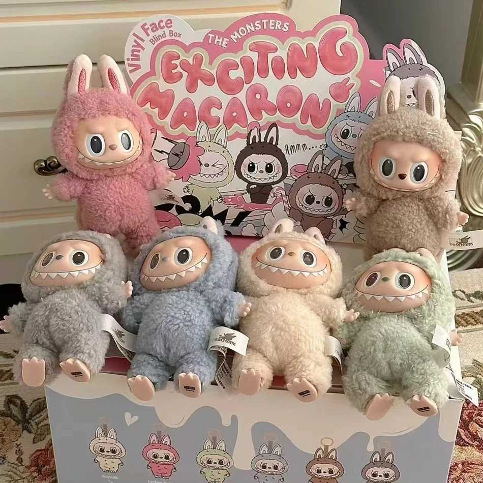 17cm aron The Monsters Labubu Party Vinyl Plush Blind Box Decorative Surprise Box Doll Collection Birthday Gift X250528