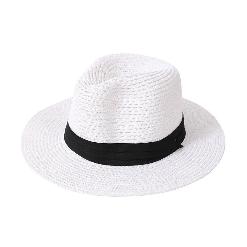 Summer Straw Hat Foldable Woven Hats Holiday Travel Men Jazz Top Hat Sun Protection Sun Shading Hat beach 250526