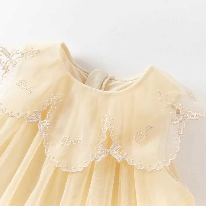 Dave Bella Girls Baby Fashion Mesh Princess Dress Casual Summer Gentle Sweet Charm Cute Dress Birthday Party Outdoor DB2251405 X250528
