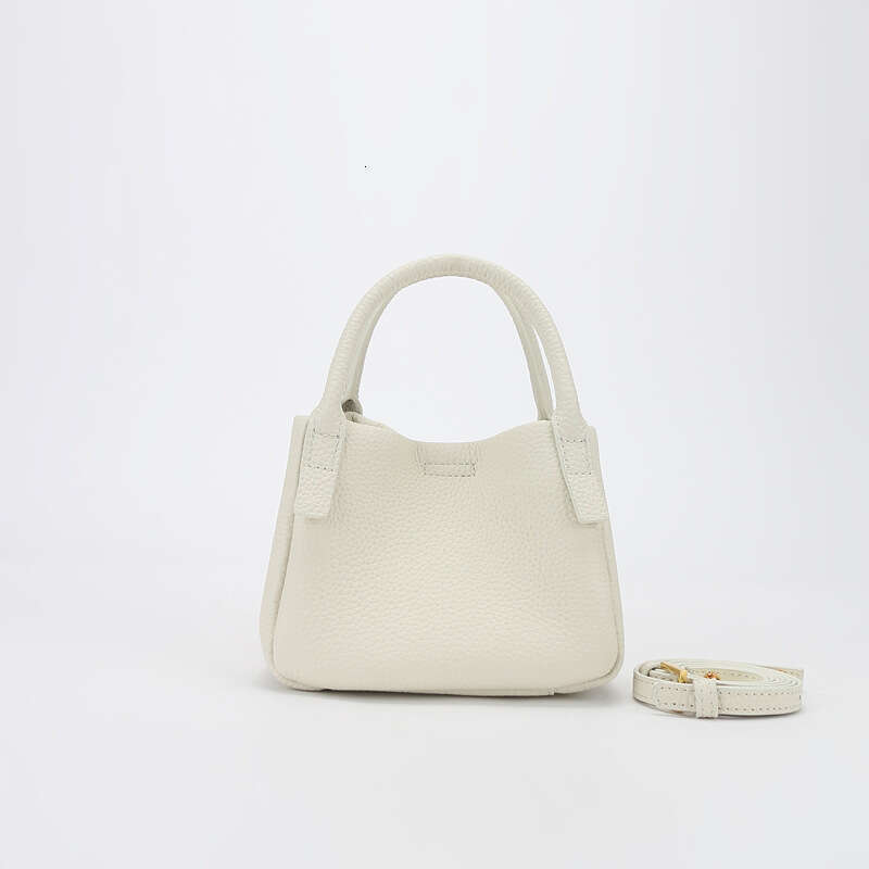 Production Women's Handheld Mini Basket OEM Custom Top Layer Cowhide Fashion Small Bag