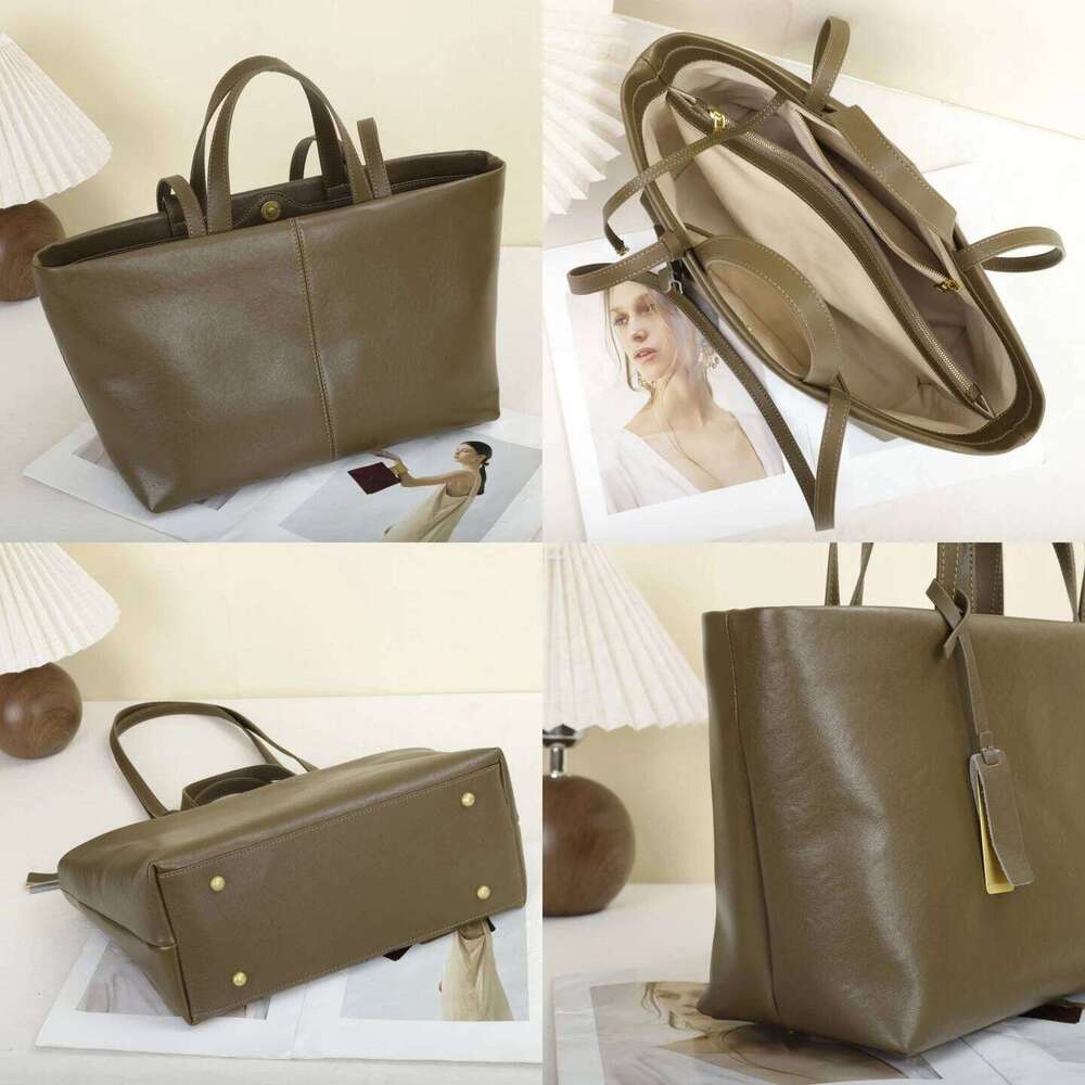 Genuine leather fashion Women's shoulder bag Designer high quality leisure large capacity ladies handbag Female