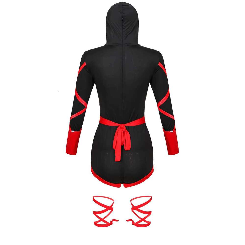 New Arrival Female Adult Halloween Costume Anime Dragon Samurai Ninja Cosplay Jumpsuit Uniform Sexy Suit