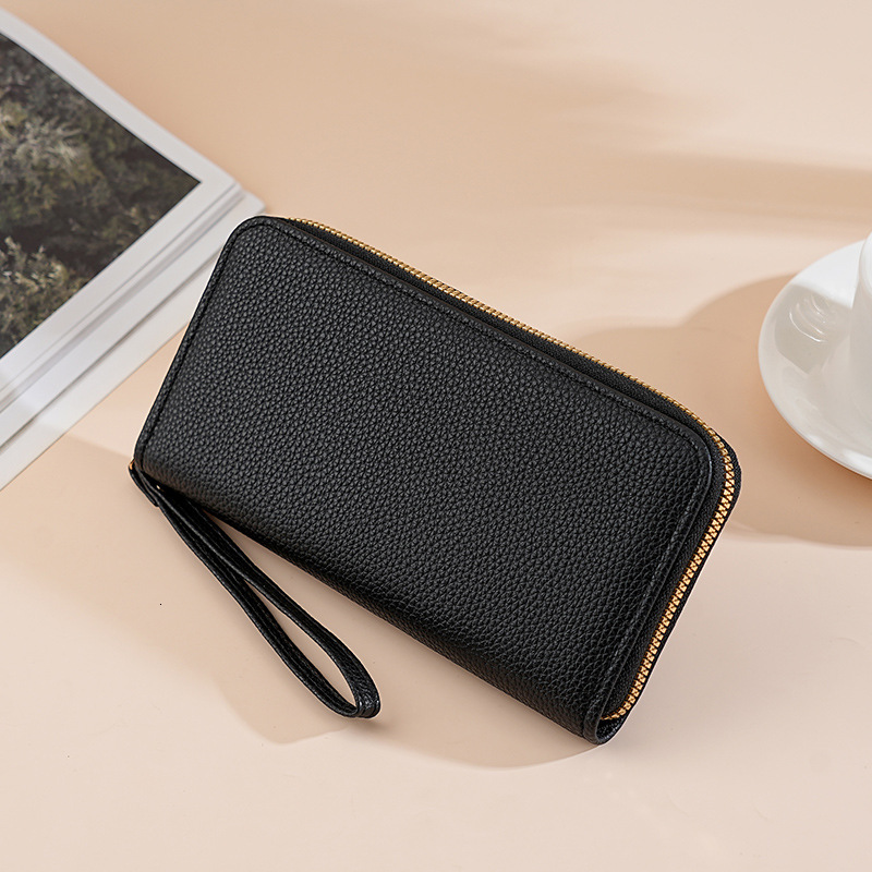 New fashion trend women's long and large capacity women's wallet mobile bag designer men's fashion wallet large capacity