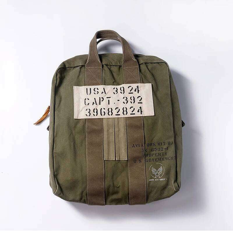 Tailor Brando Vintage Washed Encrypted Canvas Tote Size 35*35*13cm Water- Handbag Travel Bag