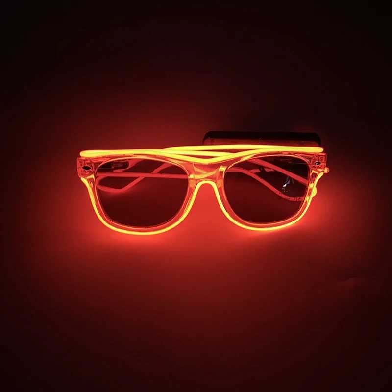 LED Neon Wireless Glasses Night Club Glowing Glasses Beer Carnival Party Supplies Bars KTV Bridal Shower New Arrival W250528