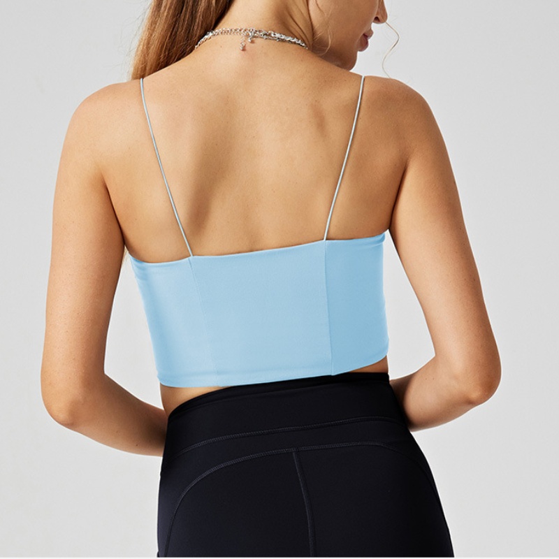 Yoga outfits women vest gym top sports bra sleeveless suspenders removable chest outdoor running breathable athletic vests size xs-l