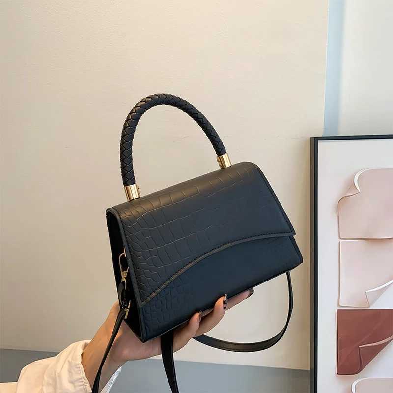 Solid Pu Leather Shoulder Bag Fashion Designer Handbags Top Handle Bags for Women Casual Crossbody Bags Luxury Bag Y250528