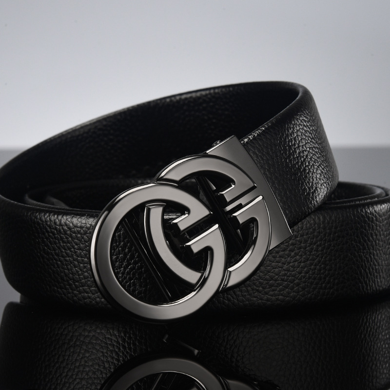 free shipping designer Belts Men's leather belt high-end luxury pants waistband men's automatic buckle plus size