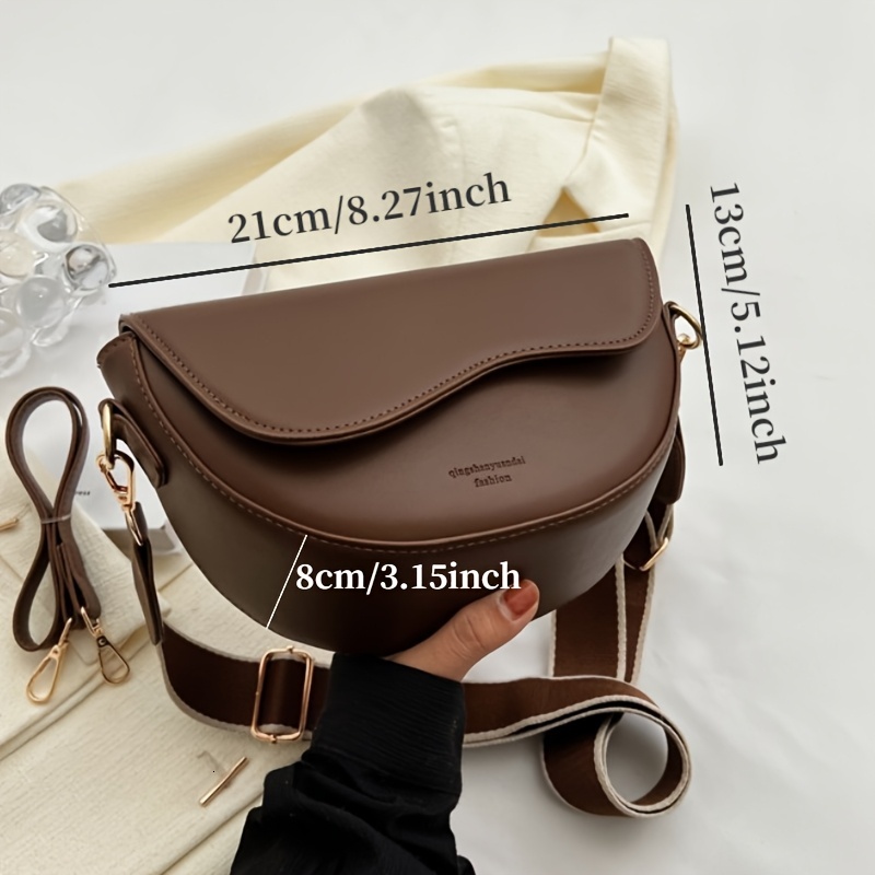 Women's Bag - Lightweight Durable Simple Crossbody Bag, Adjustable Strap, Black/Caramel/Khaki Colors, Daily Commuter Shoulder Bag| Stylish Handba