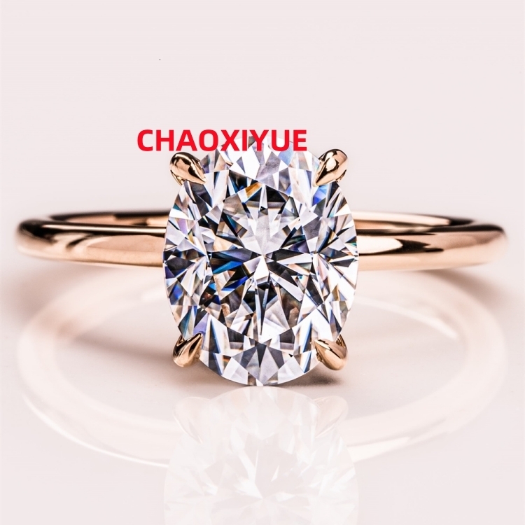 Redleaf Custom Diamond Ring Engagement Lab Grown Ring Gold IGI Oval Lab Created Diamond Wedding14K 18K Lab Grown Diamond Ring